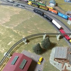 Complete N Scale Train layout