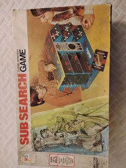 Rare Vintage 70's Sub Hunt Game Complete In Box