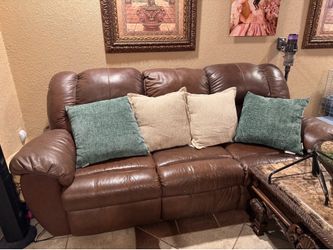 Leather sofas