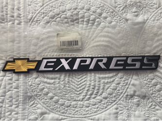 Chevrolet Rear Door EXPRESS Emblem/Badge (New)