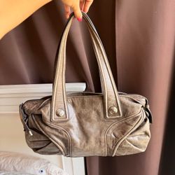 Vintage Francesco Biasia brown leather bag
