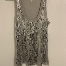 Women Ninety 90 Sequin Tank Top