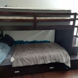 Bunk Bed Trundle With Drawers In The Stairs!