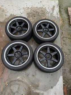 Volks rays te37 Tokyo time attack GTR nismo 370z G37 350z G35 q50 q60 Toyota supra RX7 RCF GS350 IS350