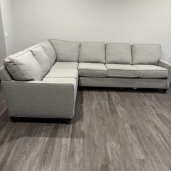Bassett Sleeper Sofa-Fog Grey- Excellent Condition-$800 OBO