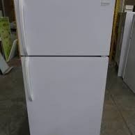 White Top Freezer Refrigerator 
