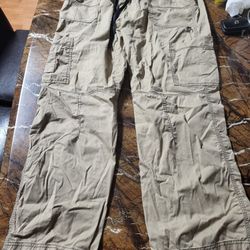 Women's Dickies Size Large Tan Scrub Pants. Used