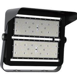 75000LM Dimmable Led Stadium Flood Light 0-500w Super Bright Led Arena Outdoor Lights 100-277v 5000k Yoke Mount Ip66 Waterproof Outdoor Wall Light Com