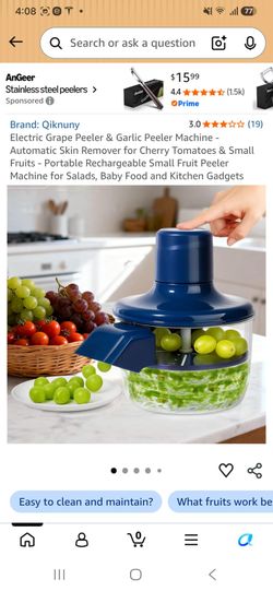Qiknuny Electric fruit & vegetable Peeler Machine