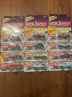 Johnny Lightning Monopoly cars