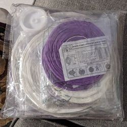 Purple and White Paper Lanterns