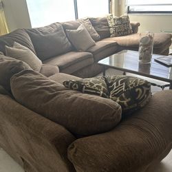 La Z Boy 4 Piece Sofa, Sleeper Recliner, And Chaise