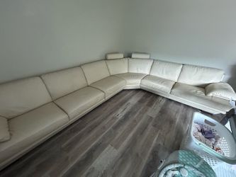 Italian leather couch