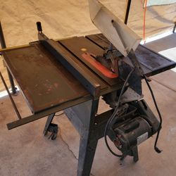 Craftsman 10 In Table Saw, Good Working Condition. 