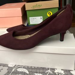 Shoes size 9 suede pump & Flats