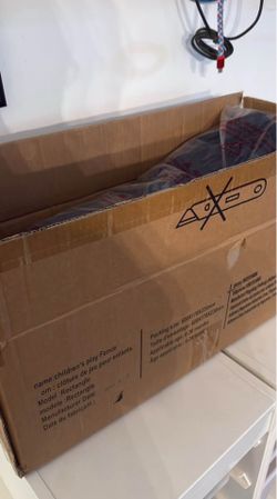 Brand new (open box) play yard/ball game in pit