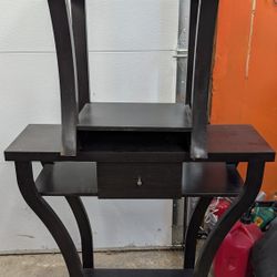 (2) Curved Hall Table +  Side End Table