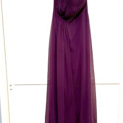 Formal Dress Purple Strapless