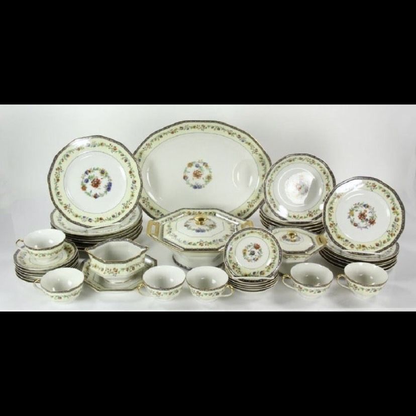 Antique Limoges France Haviland China porcelain Dinnerware