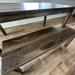 Dining Table And Bench