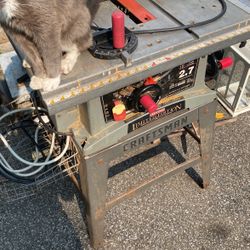 Craftsman Table Saw. 