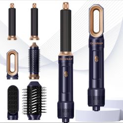 Hair Dryer Brush, 6-in-1 Hair Dryer Brush Set, Negative Ionic Brush