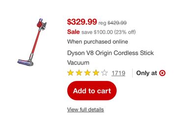 Dyson V8 Motörhead With Attachments