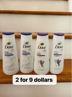 Dove body wash 2 for 9 dollars