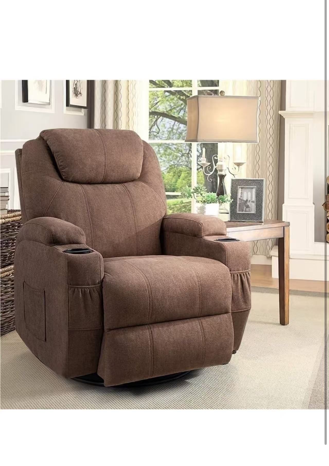 Swivel Rocker Recliner Chair with Massage