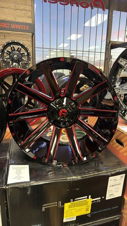 NEW 22x10 FUEL CONTRA WHEELS/ RIMS
