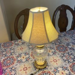 Vintage Authentic Waterford Lamp