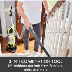 Kenmore DU2001 Bagless Upright Vacuum Carpet Cleaner with 2-Motor System, XL Dust Cup, 3-in-1 Combination Tool