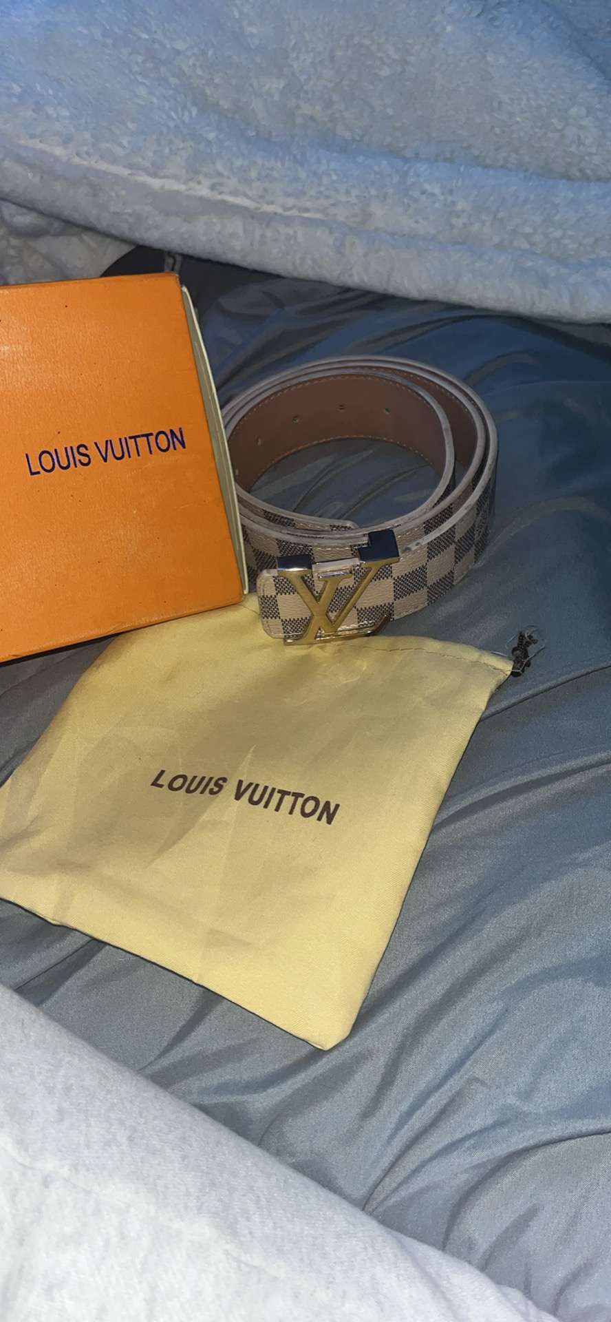 Louis Vuitton Canvas Belt
