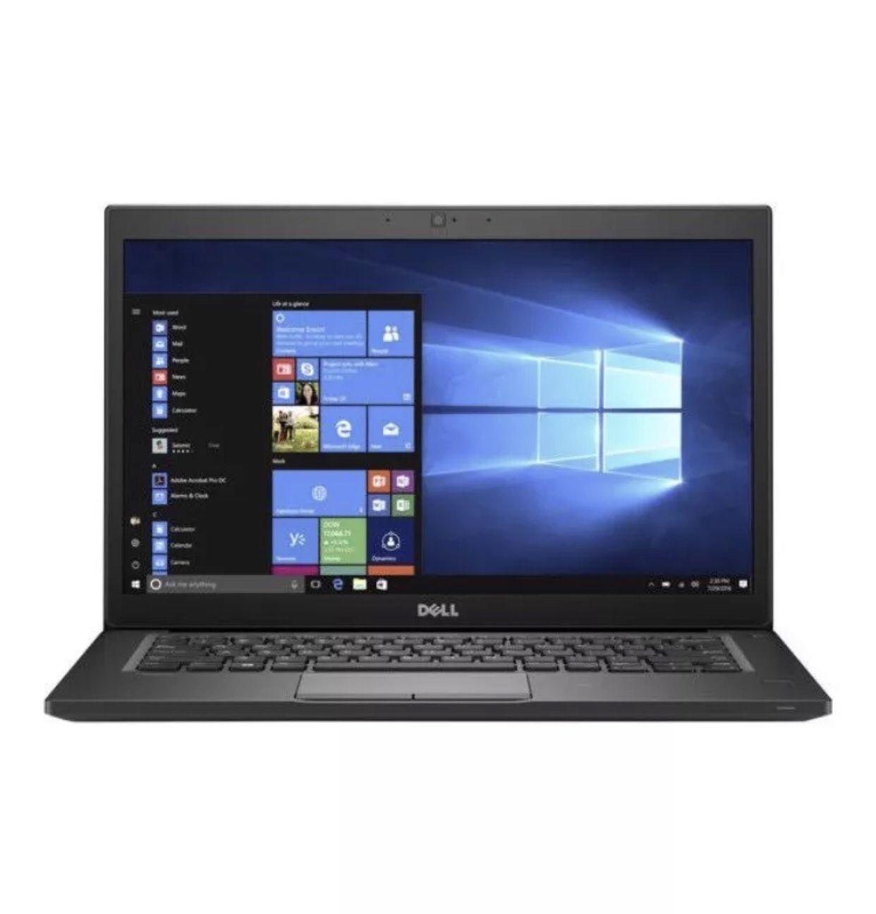 Dell Latitude 7480 14in laptop with intel core i5-7200U processor @ 2.50 ghz SSD 256gb 8gb ram Windows 10 pro