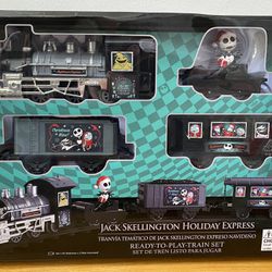 Nightmare Before Christmas Jack Skellington  Holiday Express 9ft Train Set with Lights, Sounds and 3D! BRAND NEW!