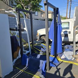 Squat rack gym equipment exercise fitness