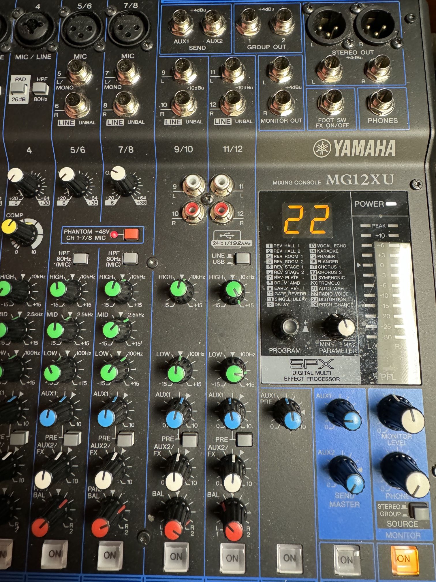 Yamaha MG12XU 12-Input 4-Bus Mixer