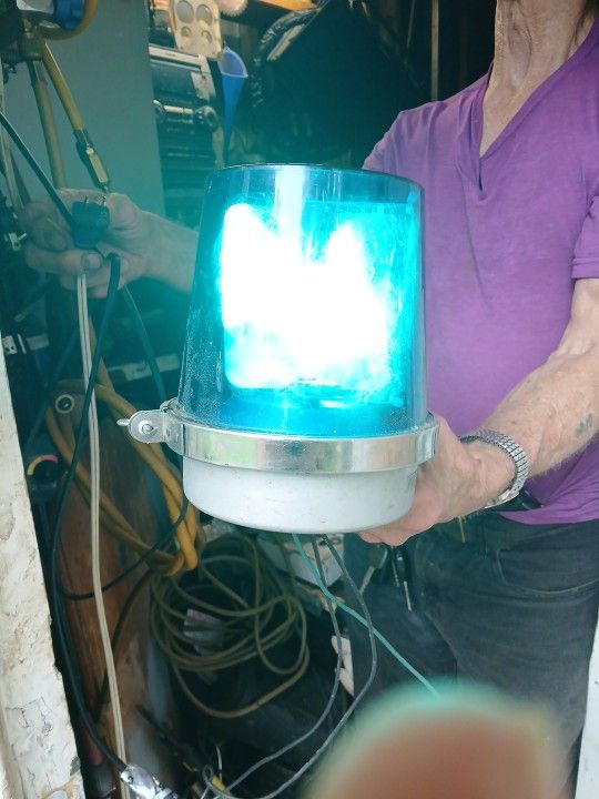 Vintage Blue Light