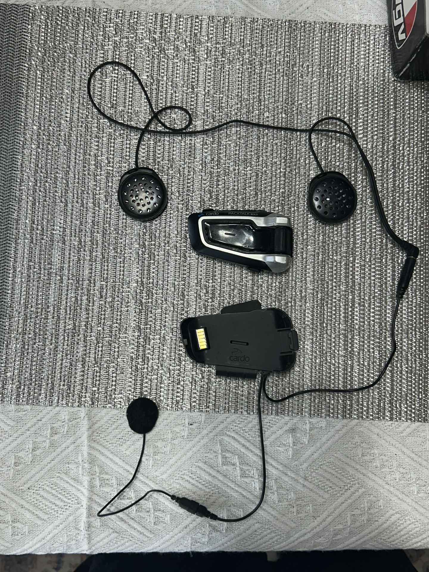 Cardo Packtalk Bold Bluetooth Motorcycle Headset/Intercom