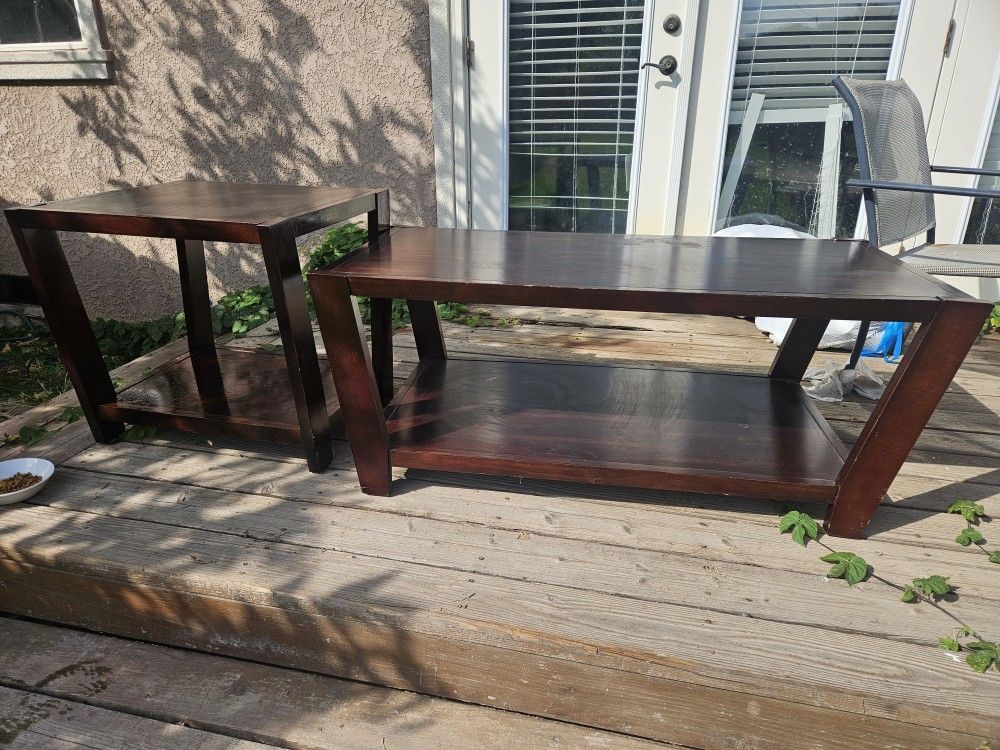 Coffee Table and End Table Set