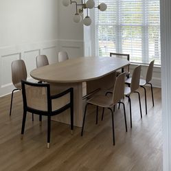 Crate And Barrel Oli Dining Table 