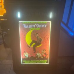 Movie theater light box poster display