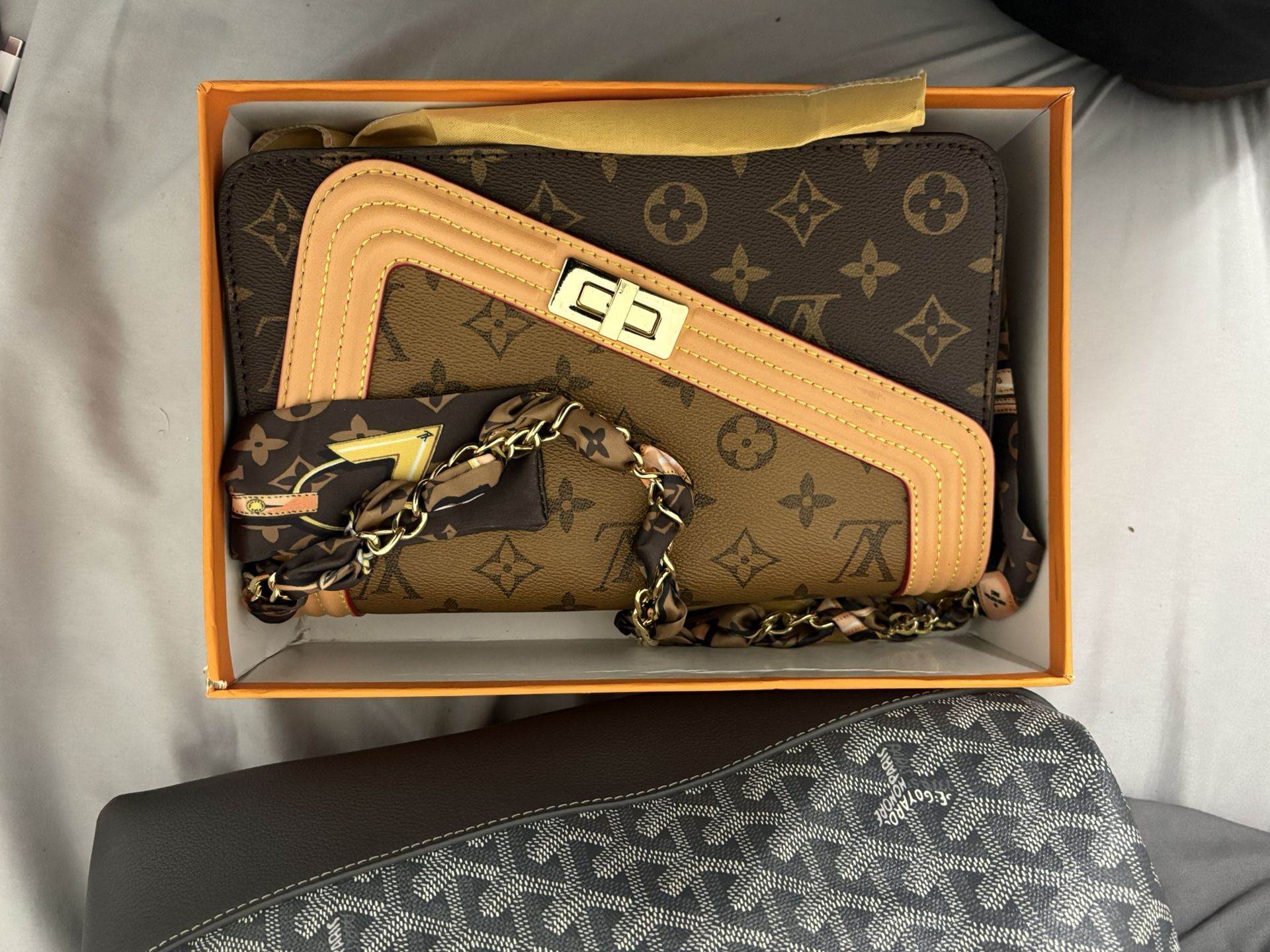 Louis Vuitton Hand Bag + Straps