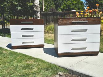 Mid Century Modern Dressers - A PAIR