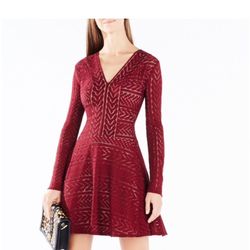 BCBG Vestido Burgundy 