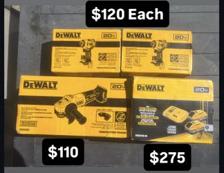 Dewalt 20V tool and battery’s