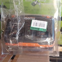 Ridgid Dual Port 18V Lithium Ion and NiCad Battery Charger $40