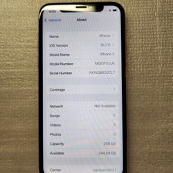 iPhone X for Verizon