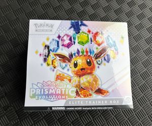 Pokémon Scarlet & Violet Prismatic Evolutions Elite Trainer Box ETB - New/Sealed