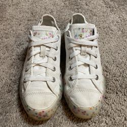 Converse Chuck Taylor Confetti GS low top trainers sneakers size 1